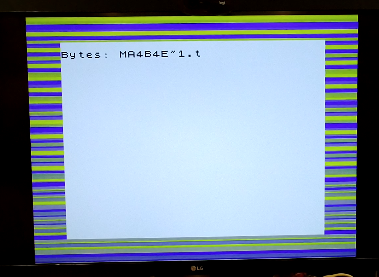 A loading screen